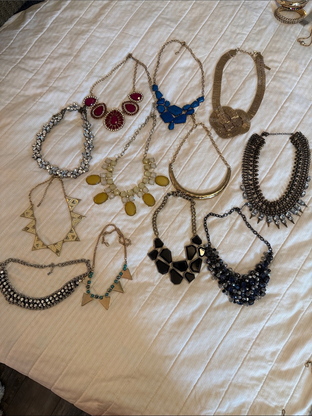 Mixed Statement Necklaces Set - Assorted Colors